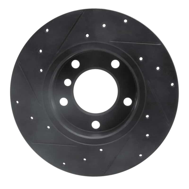 R1 Concepts — R1 95-98 BMW 318TI Front Right Drilled & Slotted Black Brake Rotor
R1 Brake Rotor Drill - view 5