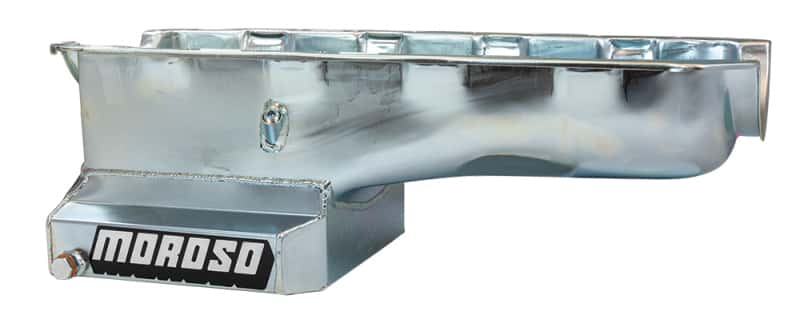 Moroso — Moroso Chevrolet Big Block Mark IV Kicked Out Wet Sump 6qt 8in Steel Oil Pan - view 3