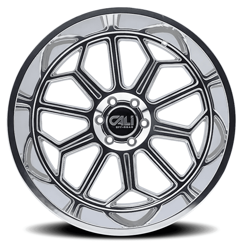 Cali Off-Road — Cali Off-Road 9117 Auburn 20x10 / 6x135 BP / -25mm Offset / 87.1mm Hub Polished Wheel
9117 - view 3