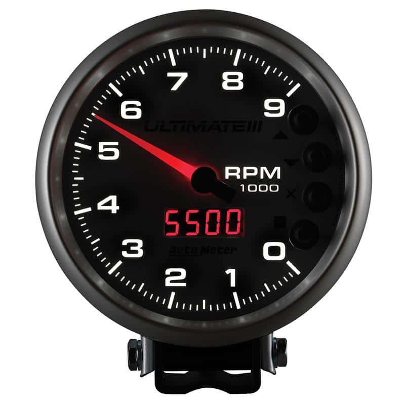 AutoMeter — Autometer 5 inch Ultimate III Playback Tachometer 9000 RPM - Silver
5" ULTIMATE III PLAY - view 5