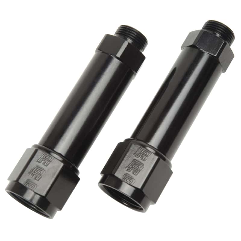Russell — Russell Performance DEMON CARB INLET FITTING IN BLK/SLVR
CrbAdptFitting - view 2