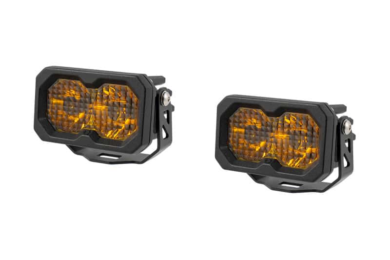 Diode Dynamics — Diode Dynamics C2 2.0 Pro Yellow Driving Standard ABL (pair) - view 1