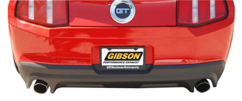Gibson — Gibson 11-14 Ford Mustang GT 5.0L 2.5in Axle-Back Dual Exhaust - Stainless
Car - view 2