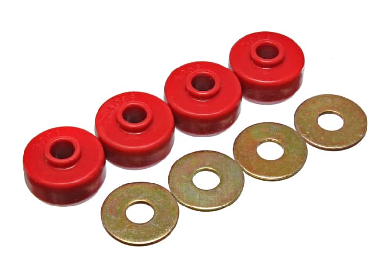 Energy Suspension — Energy Suspension 84-96 Chevy Corvette Red Spring Cushions for Rear Leaf Spring Bushing Set
Leaf Spring Bushing - view 3