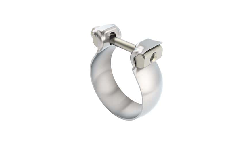 Borla — Borla 2.36in (60mm) T-304 Stainless Steel Half Moon/ Swivel Joint Clamp
Clamp - Half Moon
ExhstClamp - view 2