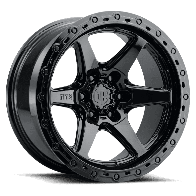 MTX Wheels — MTX Spitfire 6 Gloss Black 20x10in / 6x139.7 BP / -18mm Offset / 106.1mm Bore - view 2