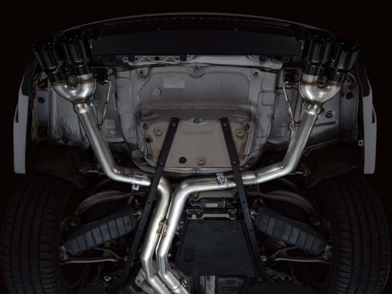 AWE Tuning — AWE Tuning 19-23 Audi C8 S6/S7 2.9T V6 AWD Track Edition Exhaust - Diamond Black Tips
Track Exhaust - view 3