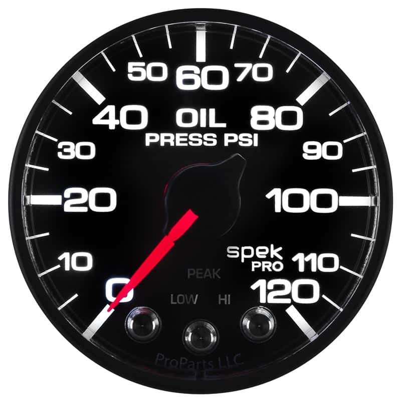 AutoMeter — Autometer Spek-Pro 52.4mm 0-120 PSI Digital Stepper Motor Oil Pressure Gauge
GA 2" OILP BFB SPEK - view 5