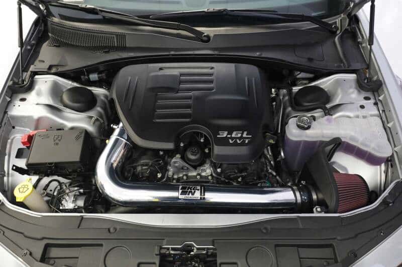 K&N Engineering — K&N 11-12 Chrysler 300 3.6L / 11-12 Dodge Challenger/Charger 3.6L Typhoon Performance Intake
Performance Air Inta
Air Intake System - view 6