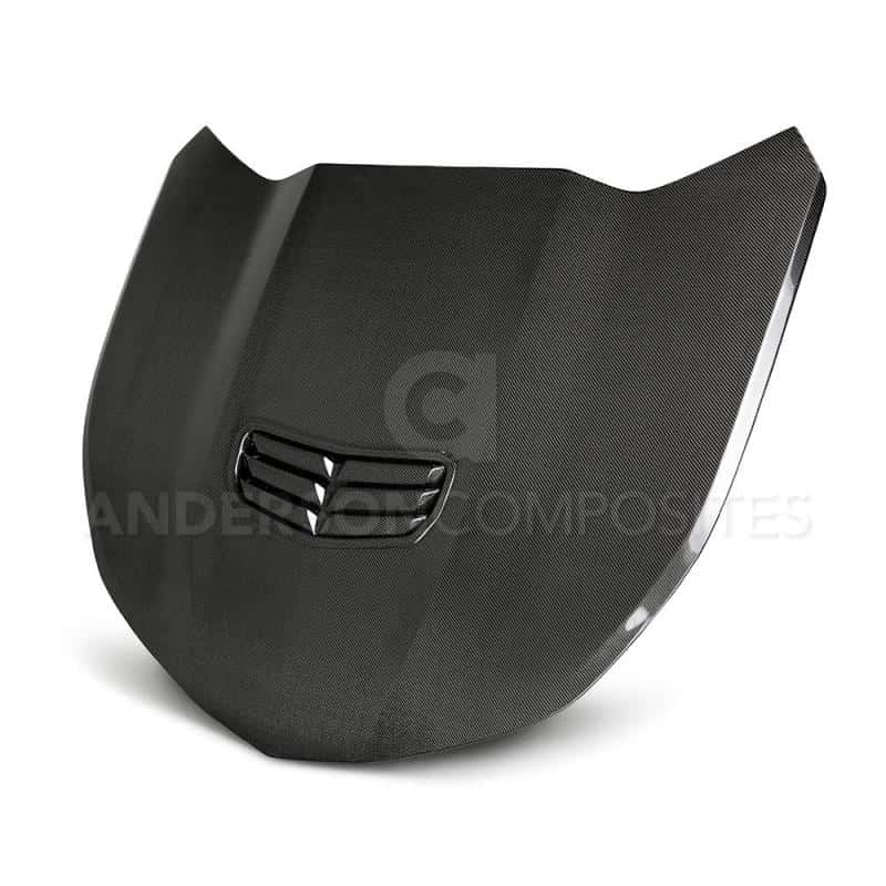 Anderson Composites — Anderson Composites 16-19 Chevrolet Camaro Carbon Fiber Type-OE Style Hood - view 2
