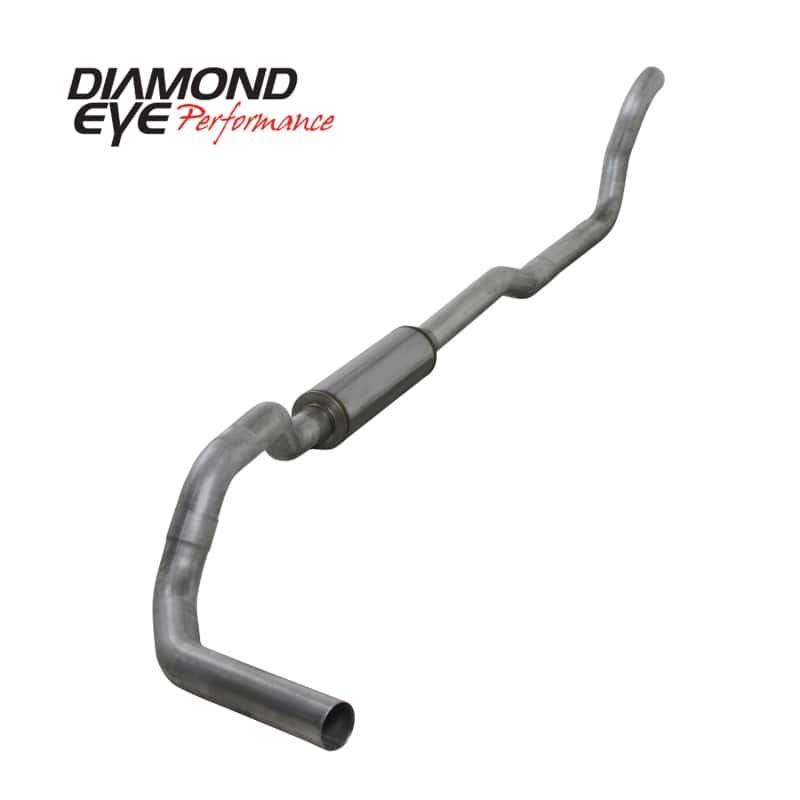 Diamond Eye Performance — Diamond Eye KIT 4in Turbo Back SGL AL: 2-WHEEL DRIVE ONLY 89-93 DODGE CUMMINS 5.9L
KIT; 4in.; TBSGL; AL - view 3