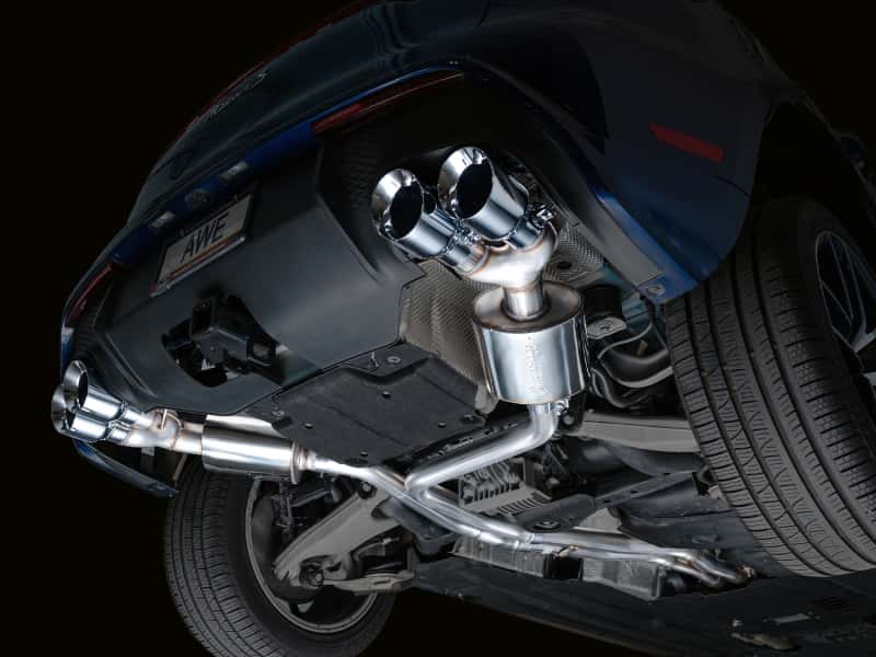 AWE Tuning — AWE Tuning 2022+ Porsche Macan 2.9TT Touring Edition Catback Exhaust w/ Chrome Silver Tips
Touring Catback - view 10