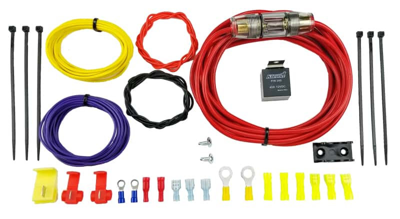 Kleinn Air Horns — Kleinn 10 Gauge Compressor Wiring Kit/ 40A Relay/ 14.75 ft w/ AGU Fuse Holder
Wiring Kit - view 2