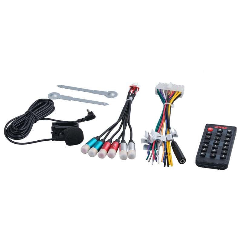 DS18 — DS18 Single Din Headunit Full DSP Bluetooth USB 3 Zones RGB illumination Built-In AMP 240 Watts RMS - view 2