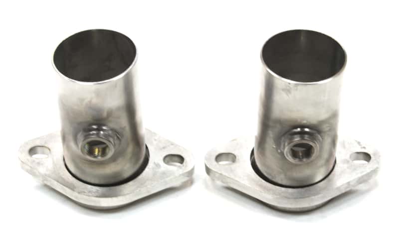 JBA — JBA 2.5in 304 Series Stainless Steel 2 Bolt Starter Tubes w/O2 sensor bungs
Starter Tubes - view 1