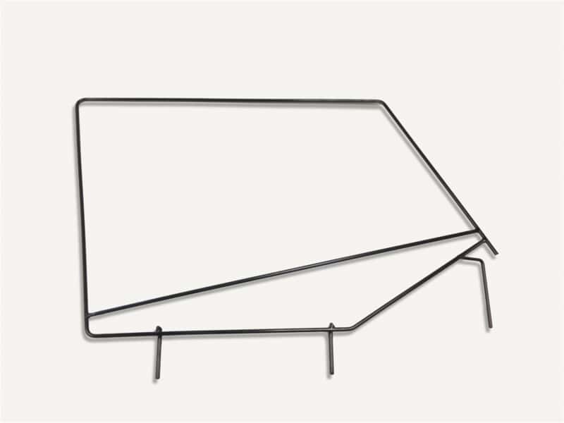 Rampage — Rampage 1987-1995 Jeep Wrangler(YJ) Window Frame Only - Black
Door Window Frame - view 2