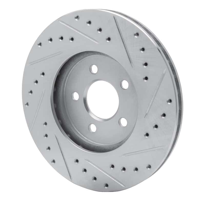 R1 Concepts — R1 95-06 Chrysler Cirrus Front Left Drilled & Slotted Silver Brake Rotor
R1 Brake Rotor Drill - view 4