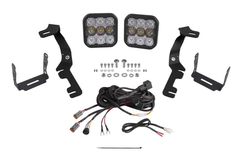 Diode Dynamics — Diode Dynamics Stage Series Ditch Light Kit for 2019-Present Ram SS5 - Pro White Combo - view 1