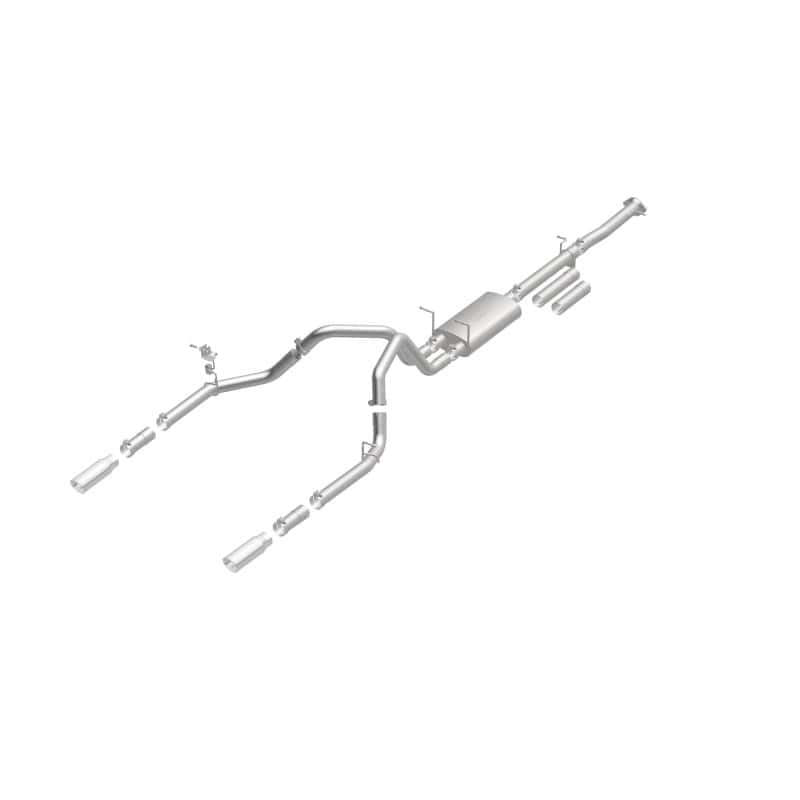 Magnaflow — MagnaFlow Stainless Cat-Back Exhaust 2015 Chevy Silverado 2500HD 6.0L Dual Split Rear Exit 4in
Cat-Back - view 25