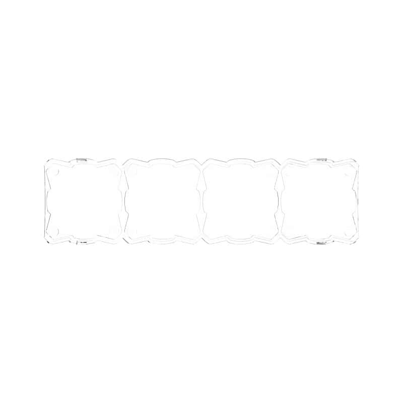 KC HiLiTES — KC HiLiTES FLEX ERA LED Light Bar 10in. Light Shield - Clear (SHIELD ONLY) - view 11