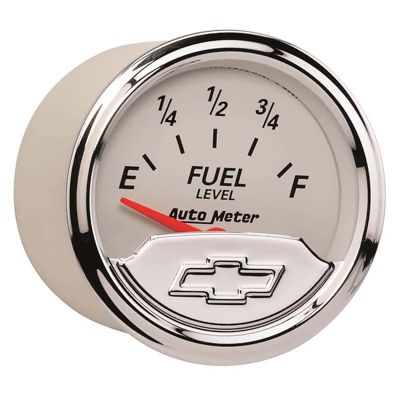AutoMeter — AutoMeter Gauge Fuel Level 2-1/16in. 240 Ohm(e) to 33 Ohm(f) Elec Chevrolet Heritage Bowtie
GA 2" FUEL 240-33 CV - view 3
