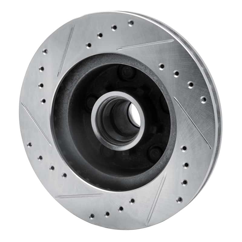 R1 Concepts — R1 1978-1990 Buick Electra Front Right Drilled & Slotted Silver Brake Rotor
R1 Brake Rotor Drill - view 4