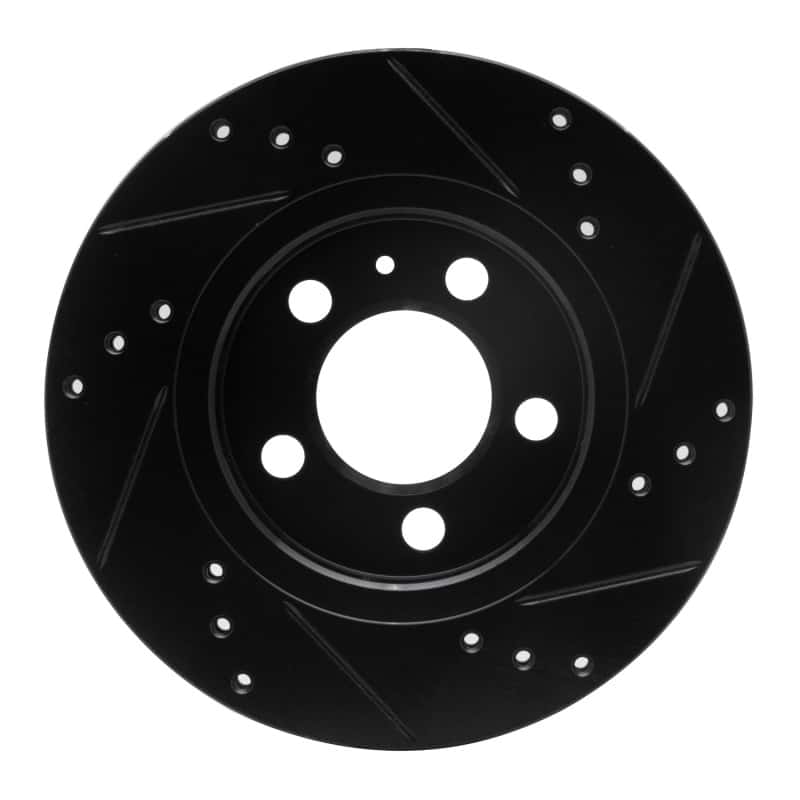 R1 Concepts — R1 00-06 Audi TT Quattro Rear Left Drilled & Slotted Black Brake Rotor
R1 Brake Rotor Drill - view 5