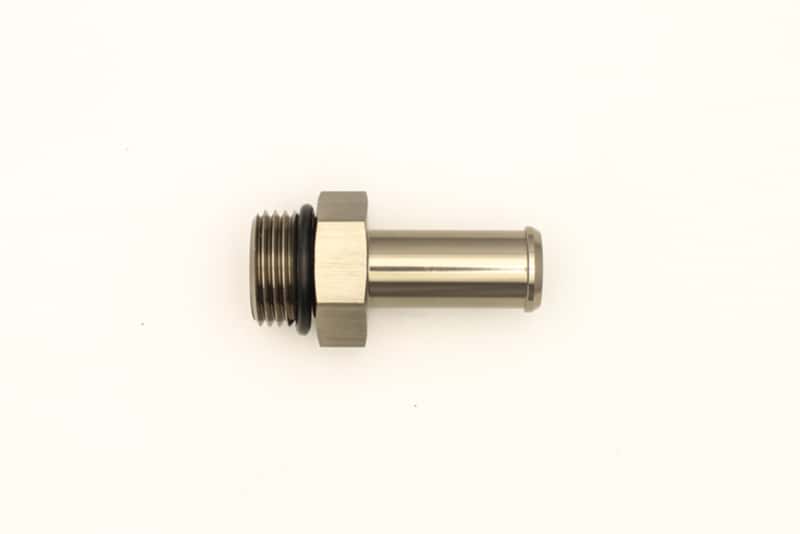 DeatschWerks — DeatschWerks 8AN ORB Male To 1/2in Barb Fitting (Single Barb - Incl O-Ring) - view 4