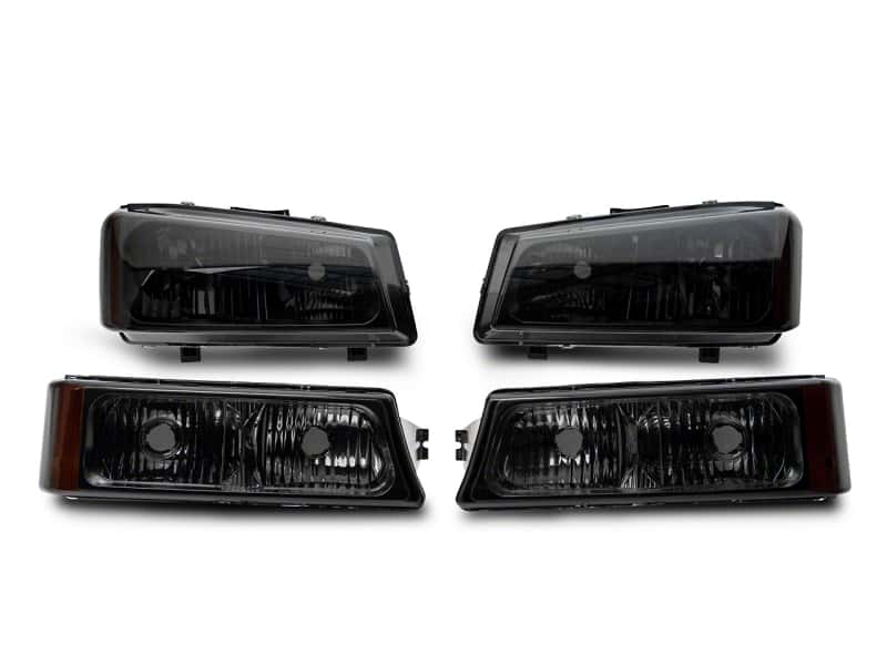 Raxiom — Raxiom 03-06 Chevrolet Silverado 1500 Axial OEM Style Rep Headlights- Chrome Housing- Smoked Lens
Headlights - view 1