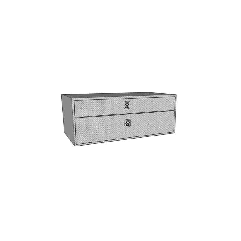 Westin — Westin/Brute UnderBody 48in x 20in w/ Top Drawer - Aluminum
Tool Box - view 2