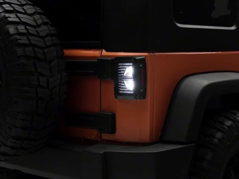 Raxiom — Raxiom 07-18 Jeep Wrangler JK Axial Series Vision LED Tail Lights- Blk Housing (Clear Lens)
Lights - view 2