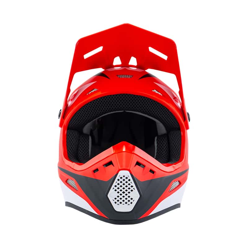 Answer — Answer 26 AR1 Mototown Helmet Glossy Red/White/Black Youth - Small - view 3