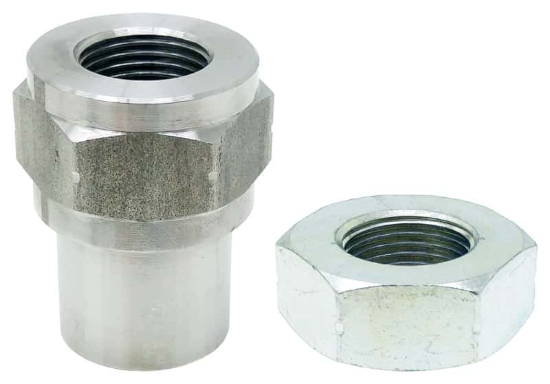 RockJock — RockJock Threaded Bung With Jam Nut 3/4in-16 LH Thread Set
Adapter Fitting Bung - view 1
