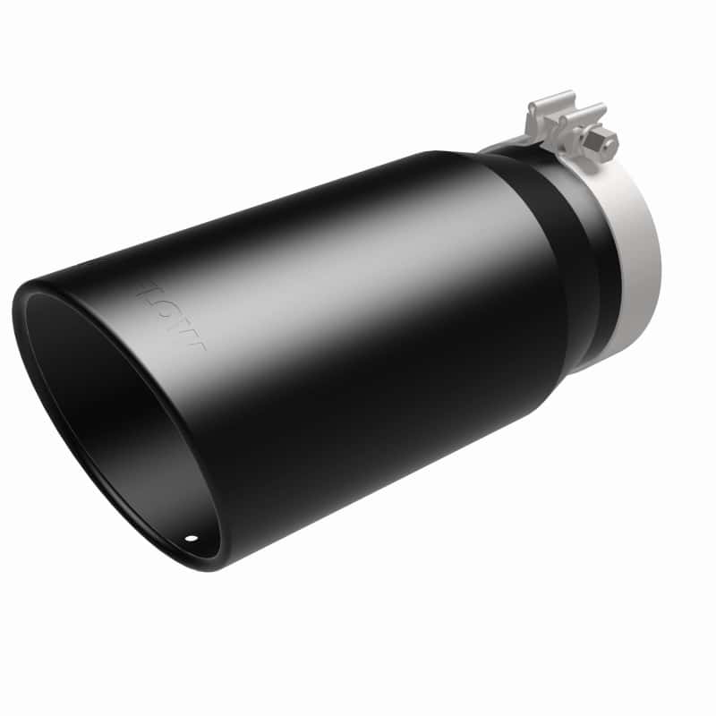 Magnaflow — MagnaFlow Tip Stainless Black Coated Single Wall Round Single Outlet 6in Dia 5in Inlet 13in L
Stainless Steel
Exhaust Tip - view 4