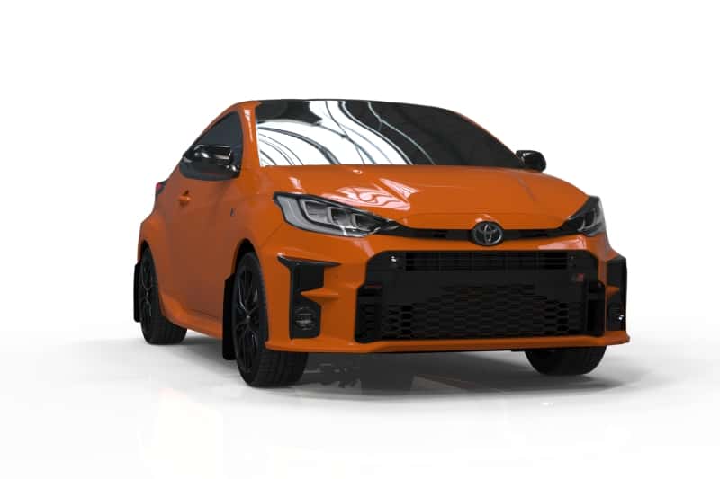 Rally Armor — Rally Armor 20-26 Toyota GR Yaris Red Mud Flap w/White Logo
Mud Flap - view 4