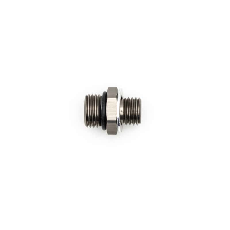 DeatschWerks — DeatschWerks 6AN ORB Male To 12 X 1.5 Metric Male (Incl O-Ring and Crush Washer) - view 3