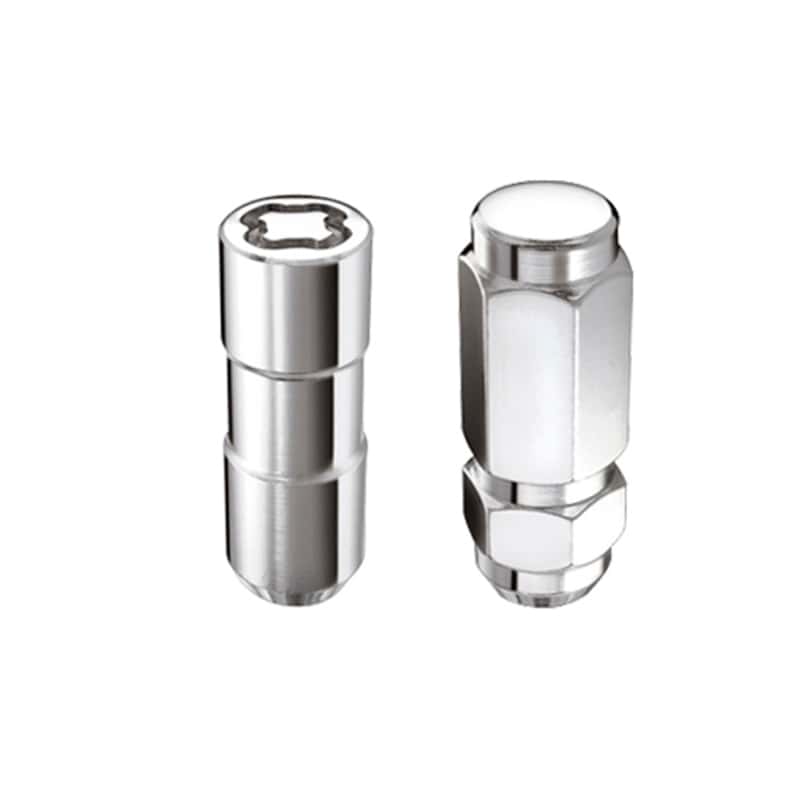 McGard — McGard 8 Lug Hex Install Kit w/Locks (Cone Seat Nut / Duplex) 9/16-18 / 7/8 Hex / 2.5in L - Chrome - view 2