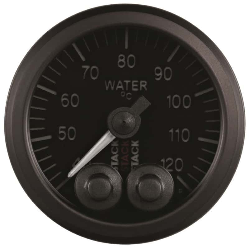 AutoMeter — Autometer Stack 52mm 40-120 Deg C 1/8in NPTF Male Pro-Control Water Temp Gauge - Black
Ga WTmp PC Blk 120C - view 2