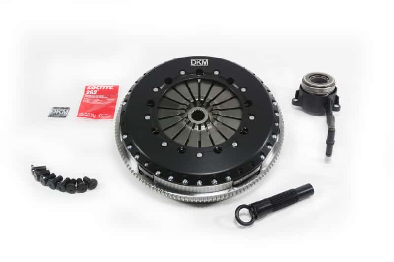 DKM Clutch — DKM Clutch 2.0 VW/Audi A3 FSI 6 Bolt Motor MS Twin Disc Clutch w/Steel Flywheel (660 ft/lbs Torque)
dkmMS-034-062
Clutch Kit - view 1