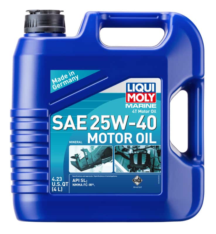 LIQUI MOLY — LIQUI MOLY 4L Marine 4T Motor Oil 25W40 - view 1