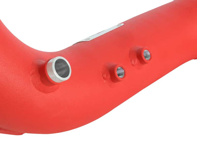 aFe — aFe BladeRunner 2.5-2.75in Red Intercooler Tube Cold Side w/ Couplings & Clamps Kit 13-16 BMW F30
Cold Charge Pipe - view 3