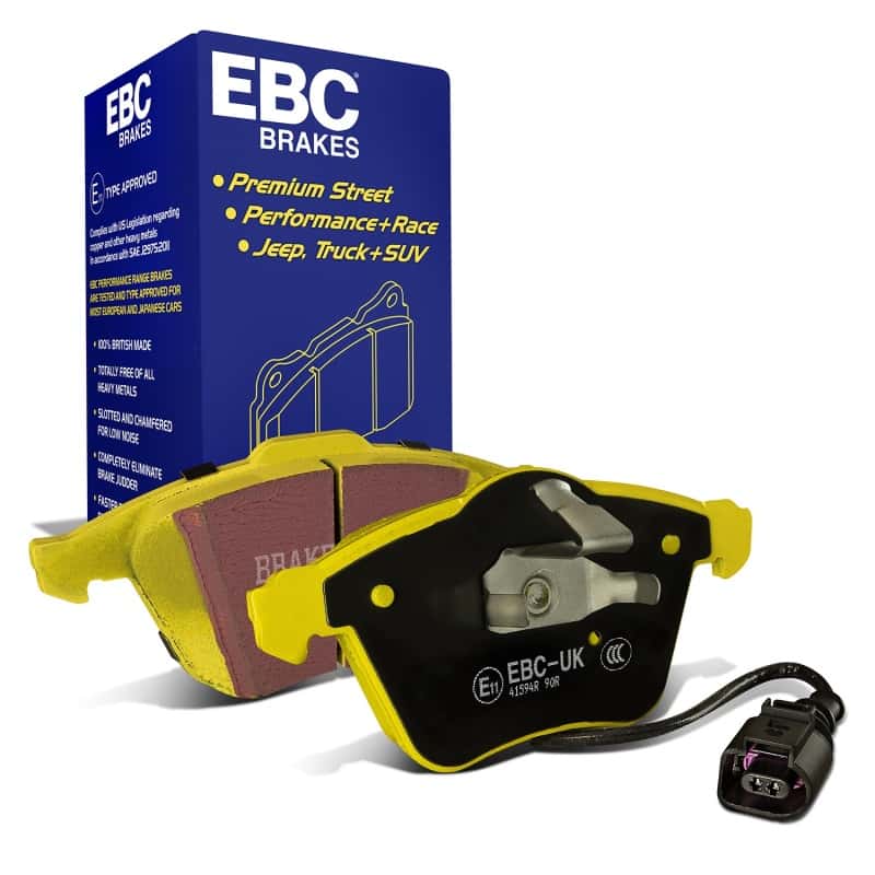 EBC — EBC 08-11 Volkswagen CC 3.6 Yellowstuff Front Brake Pads
Disc Brake Pad - view 1