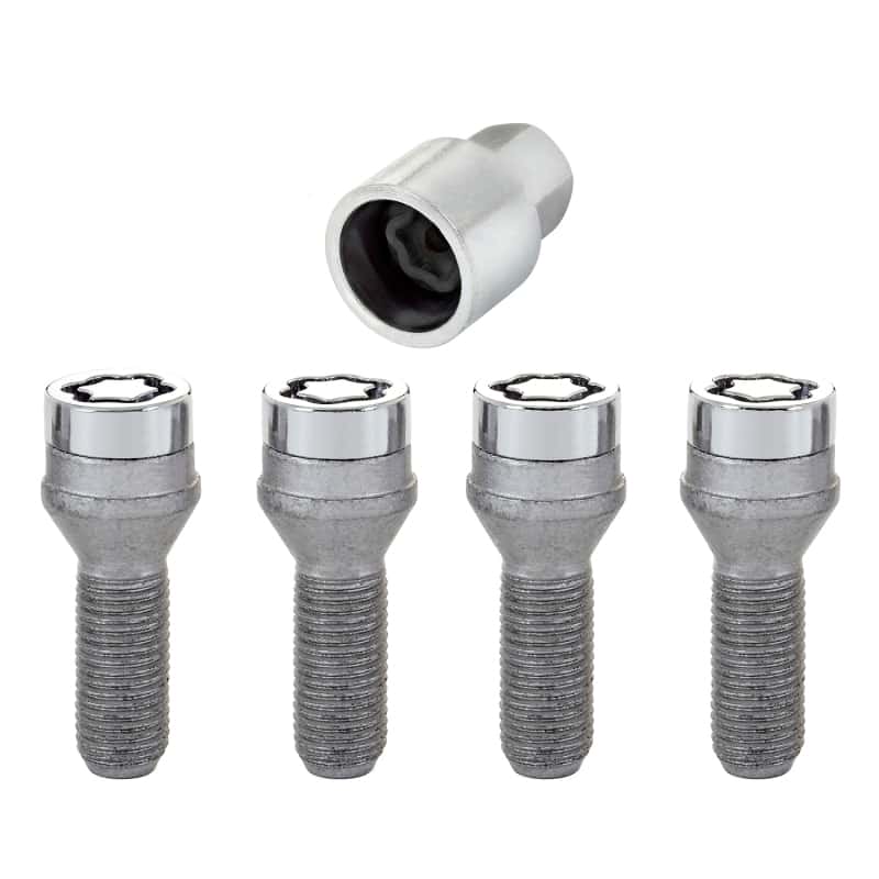 McGard — McGard Wheel Lock Bolt Set - 4pk. (Cone Seat) M12X1.25 / 19mm Hex / 29.1mm Shank Length - Chrome - view 1