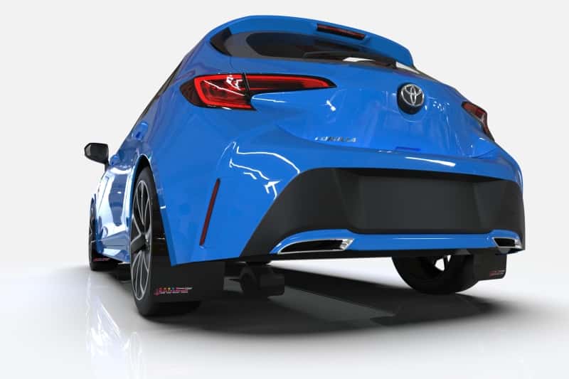 Rally Armor — Rally Armor 19-22 Hyundai Veloster N Black Mud Flap BCE Logo - view 3