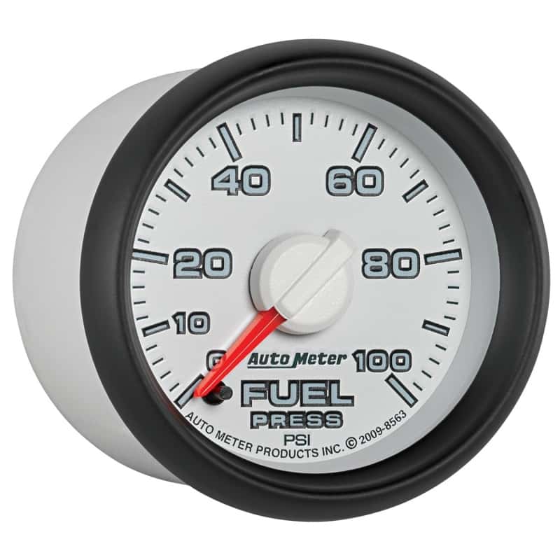 AutoMeter — Autometer Factory Match 52.4mm Full Sweep Electronic 0-100 PSI Fuel Pressure Gauge Dodge
2-1/16" FUEL PRESS, - view 8