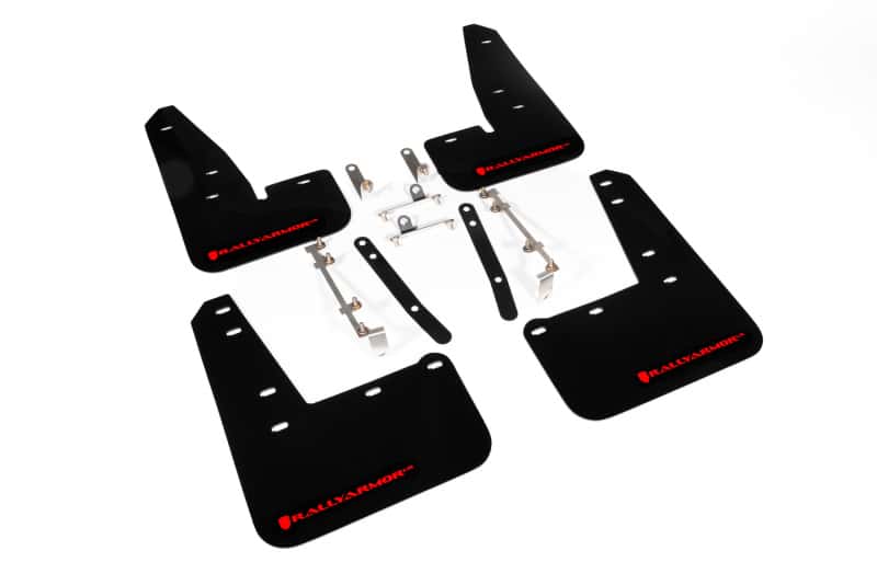 Rally Armor — Rally Armor 23-26 Toyota GR Corolla Black UR Mud Flap w/Red Logo
Mud Flap - view 2