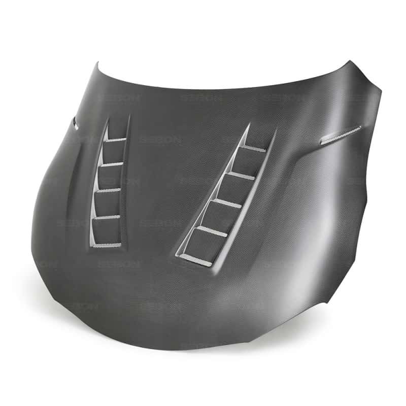 Seibon — Seibon 2020 Toyota GR Supra TS-Style Dry Carbon Fiber Hood - view 2