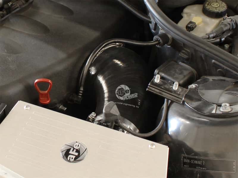 aFe — aFe MagnumFORCE Intakes Torque Booster Tube BMW M3 (E46) 01-07 L6-3.2L Black Upgrade 51/54-10461
Intake Tube Upgrade - view 5