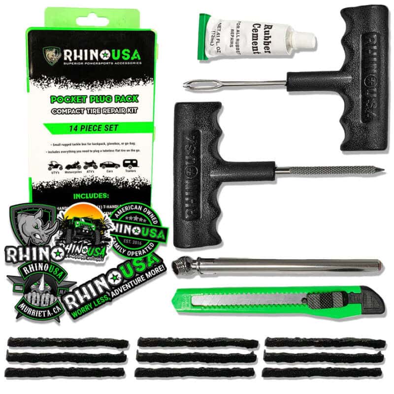 Rhino USA — Rhino USA 14-Piece Compact Tire Repair Plug Kit
Tire Plug - view 1