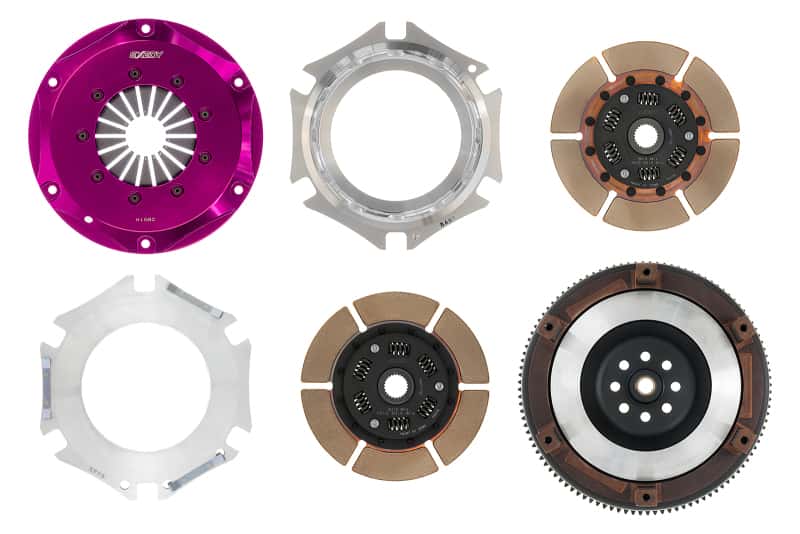 Exedy — Exedy 1999-2002 Nissan Silvia L4 Hyper Twin Cerametallic Clutch Sprung Center Disc
Hyper Multi Series
Clutch Kit - view 4